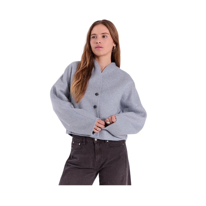 Evira Light Jacket - Light Grey Melange