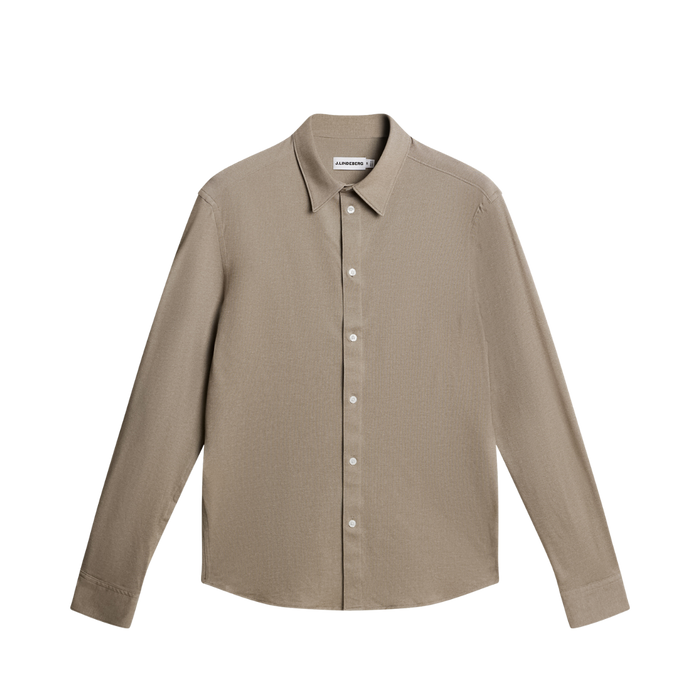 Marlon Jersey Pique  Shirt - Brindle