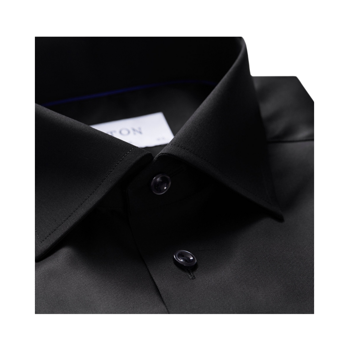 Signature Twill Super Slim Shirt - Black