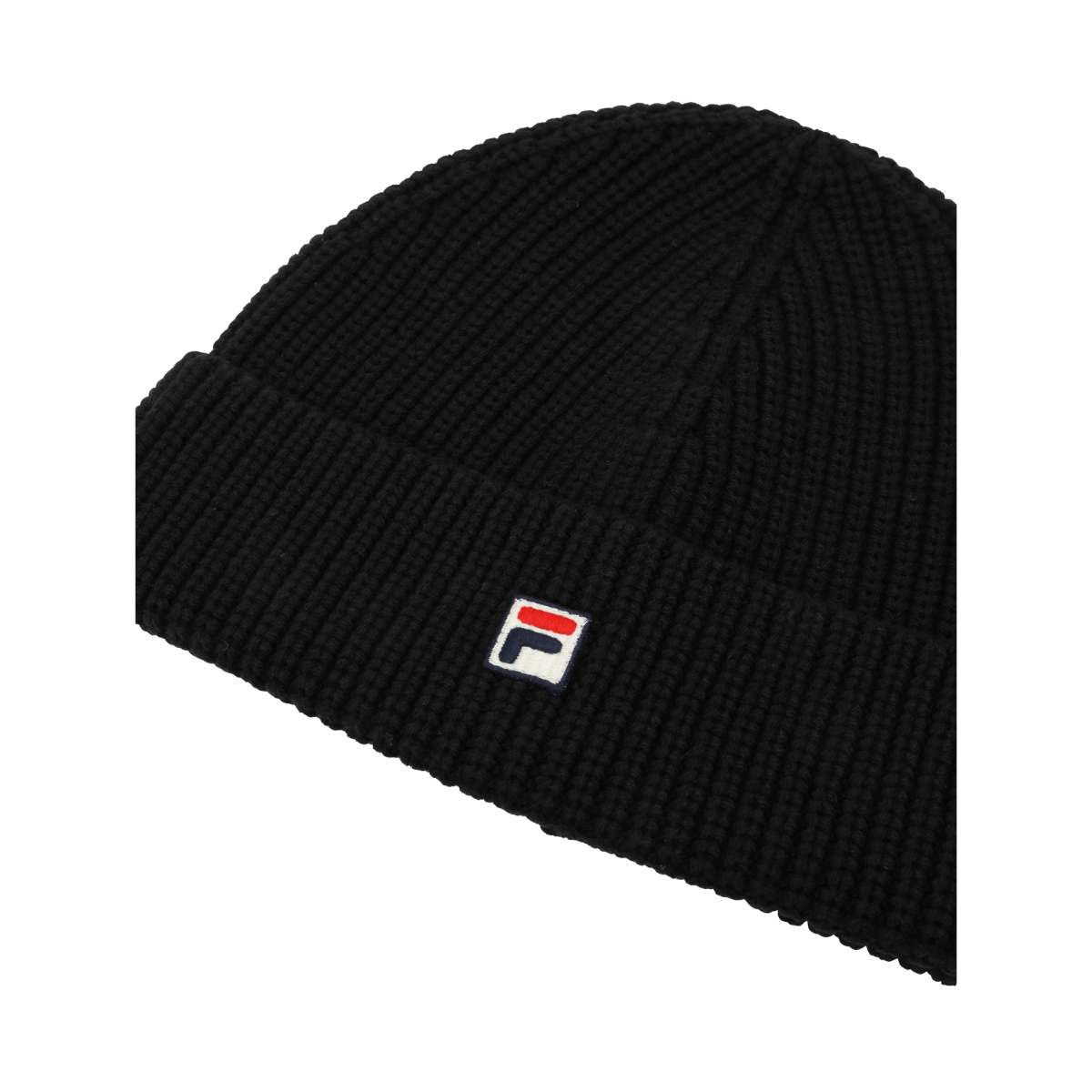 Biella Fisherman Beanie - Black