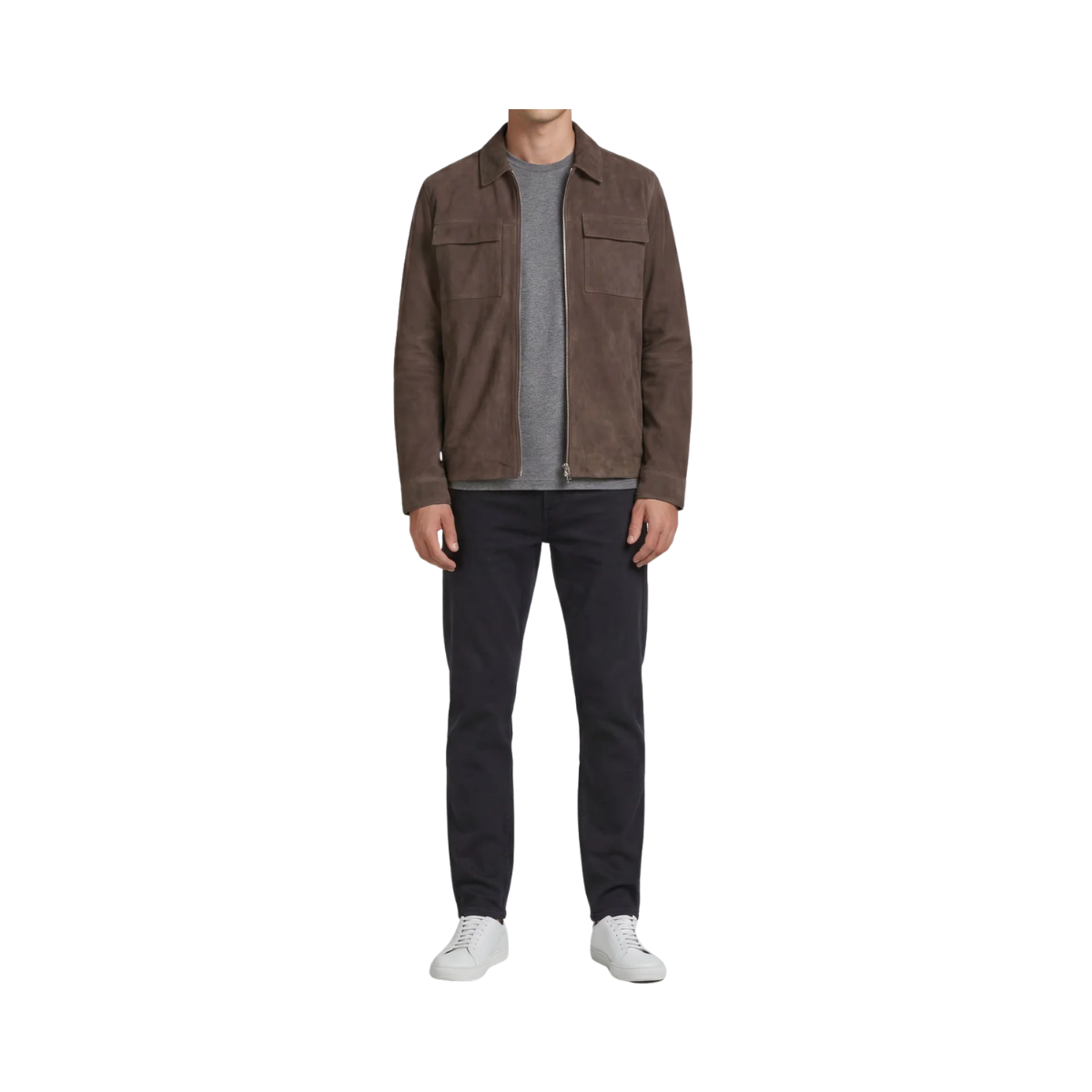 Weston Buffalo Suede - Dark Brown