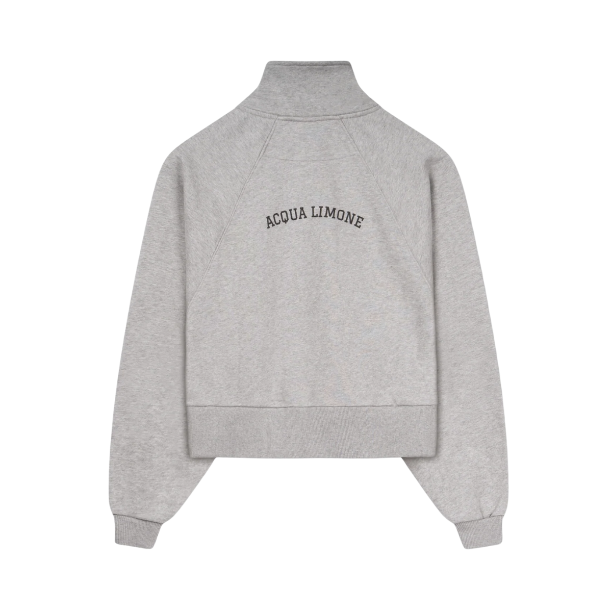 Cropped Ivy Half Zip - American Grey