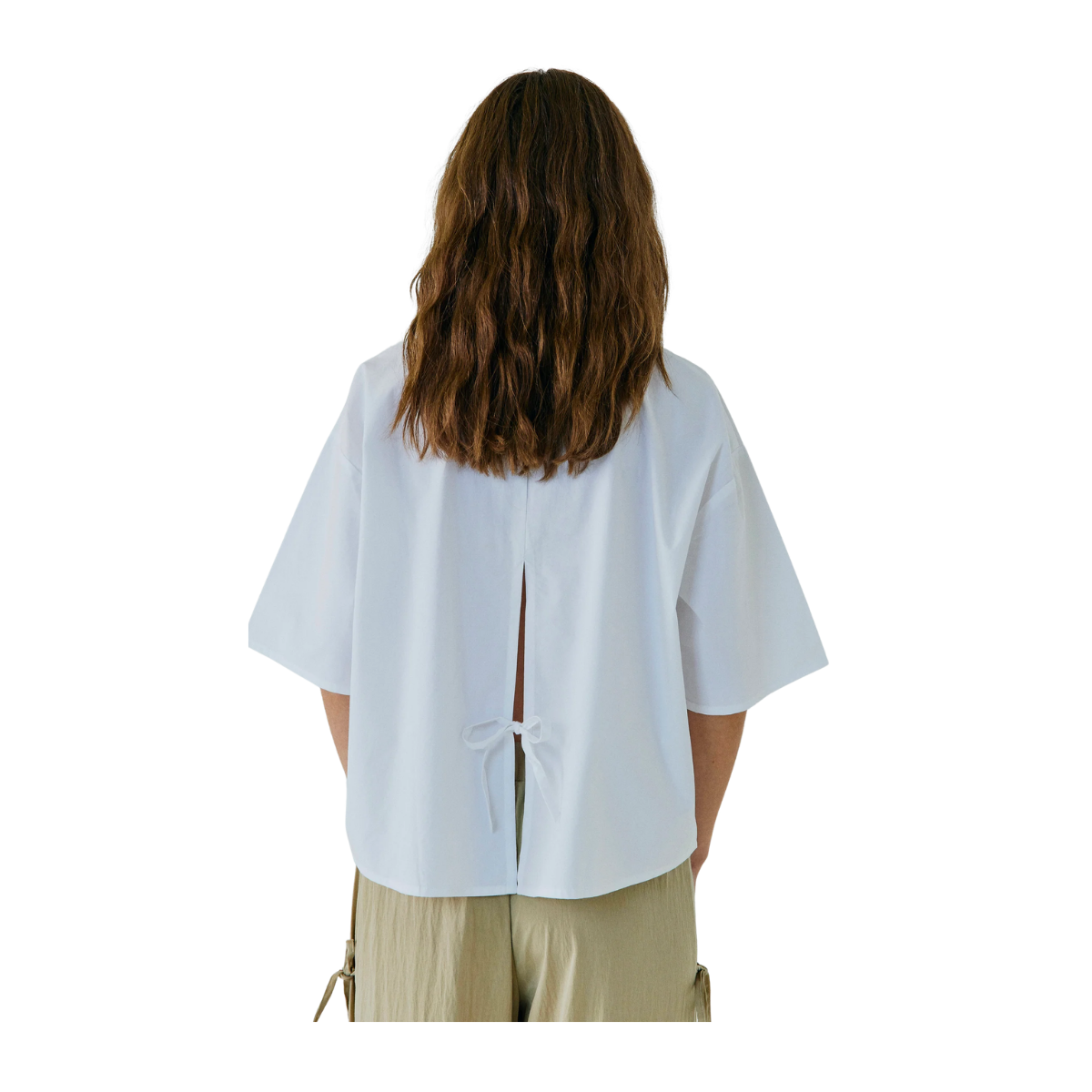 Fraser String Shirt - White