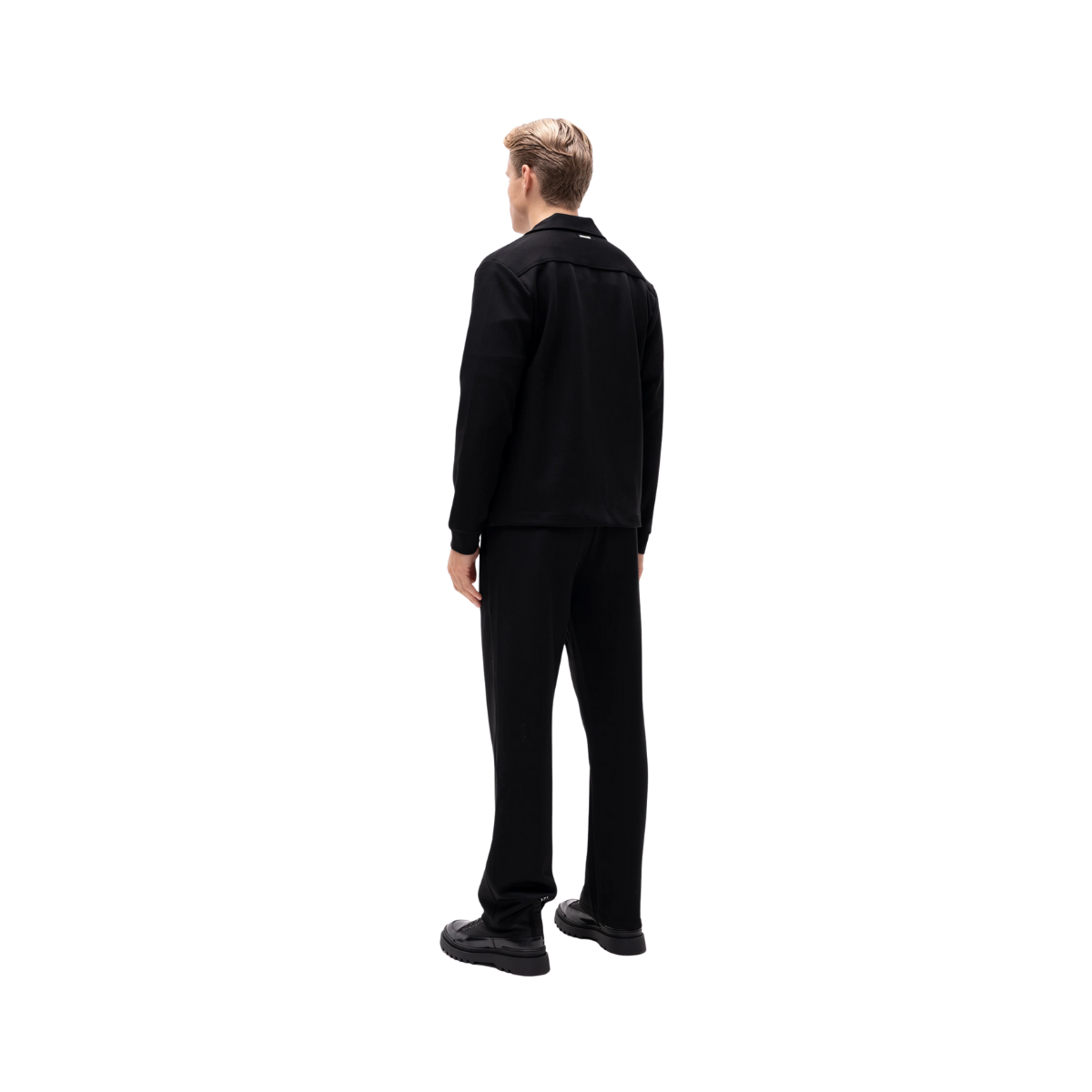Kakoi Zip Shirt - Black