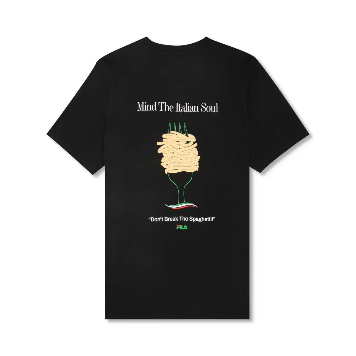 Navigli Pasta Graphic T-Shirt - Black