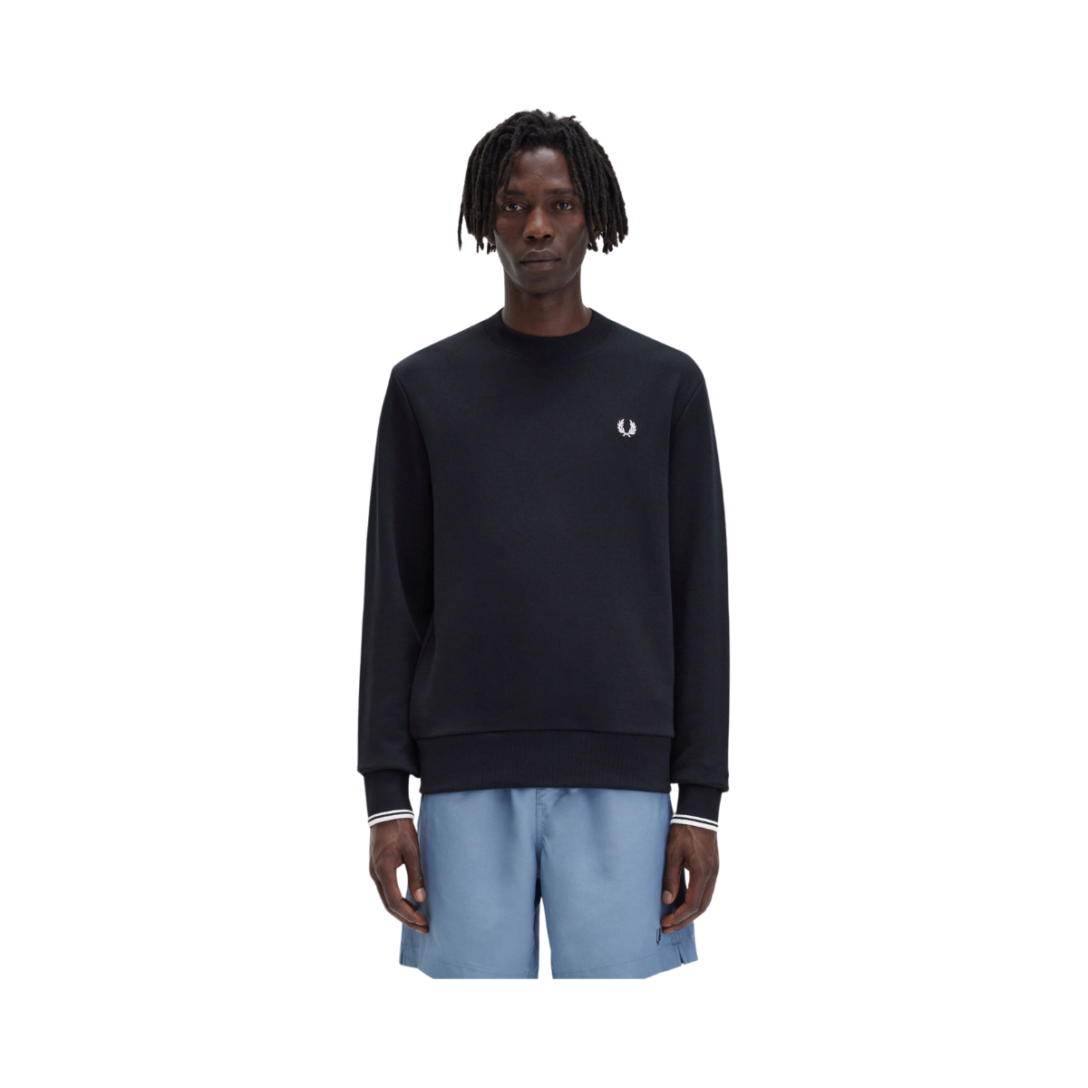 Crew Neck Sweatshirt - Black