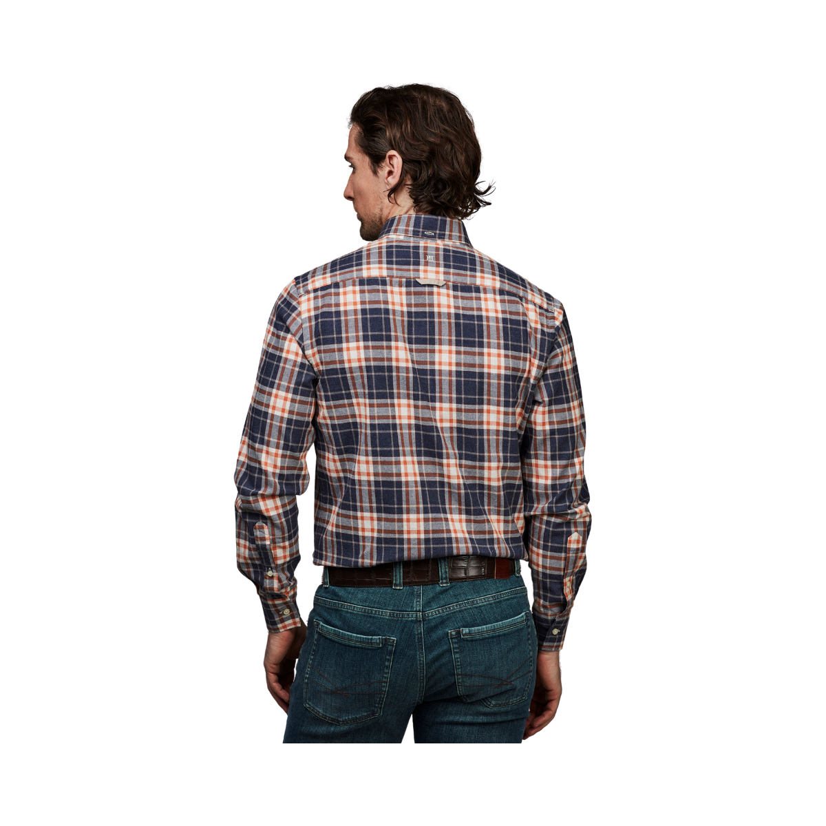 WOOLAND CHECK FLANEL SHIRT - Blue