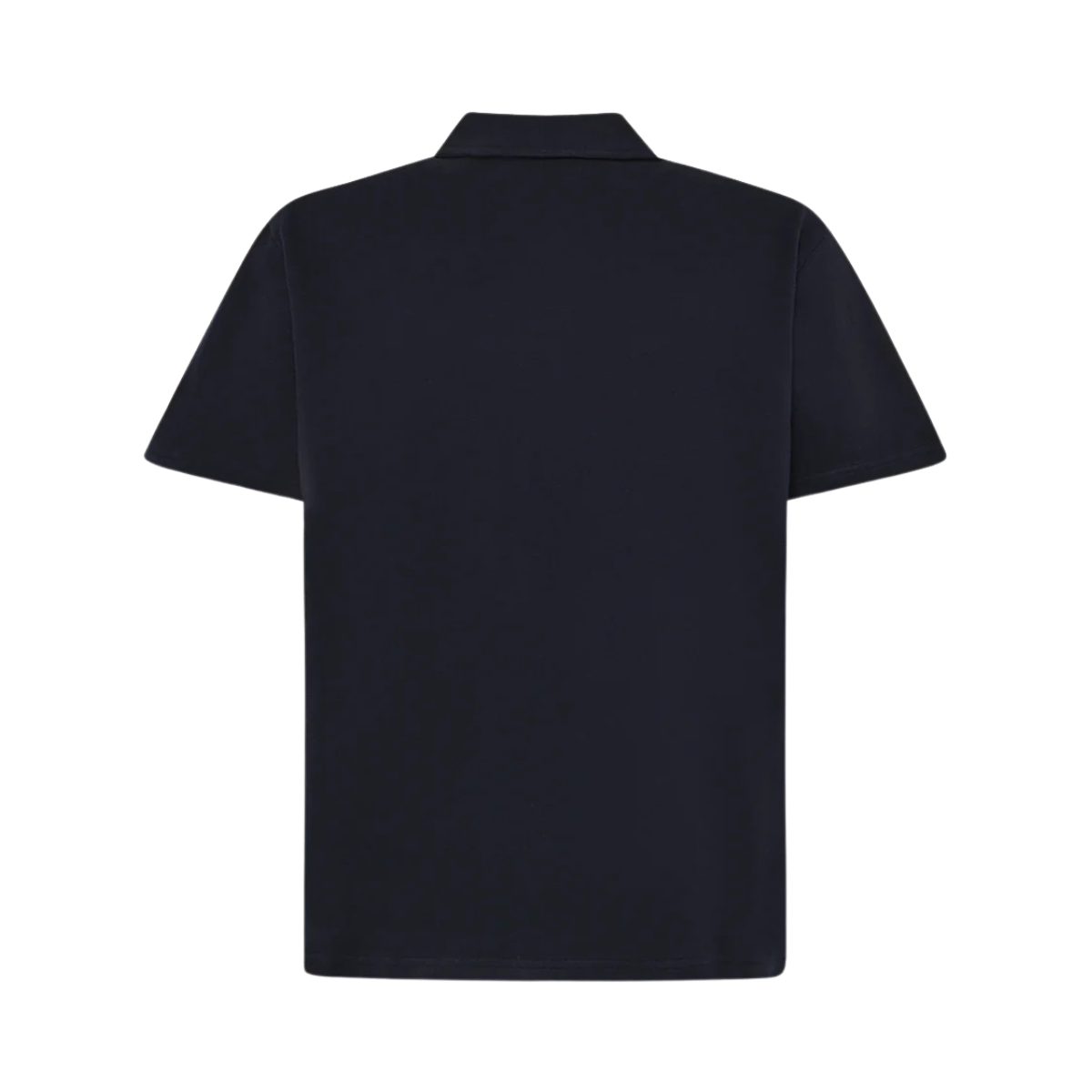 Loose Bouclé Polo - Night Sky