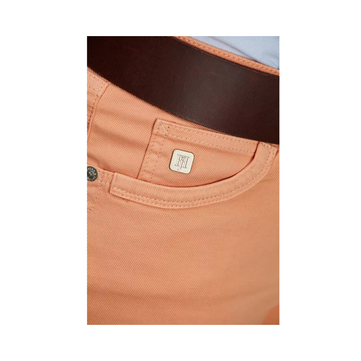 5-PKT PAN OXFORD SHORTS - 26	LT ORANGE 26