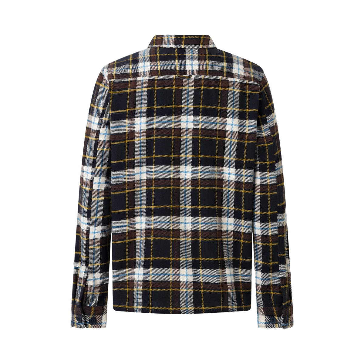 Big Checked Heavy Flannel Overshirt - Multi