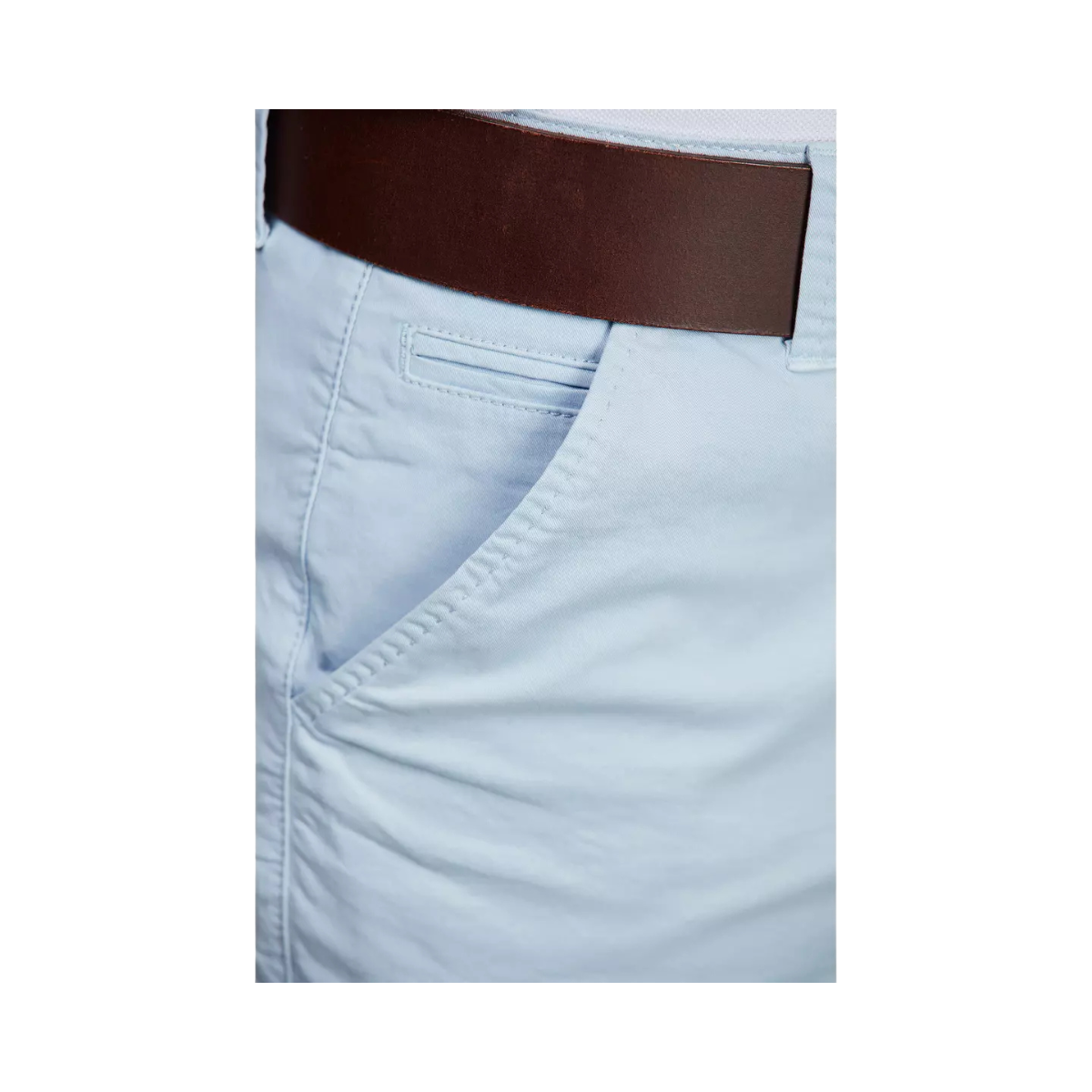 CLASSIC CHINO SHORTS - 41	LT BLUE 41