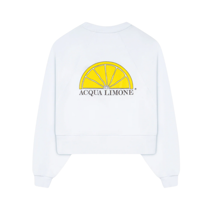 Cropped Ivy Sweater - White
