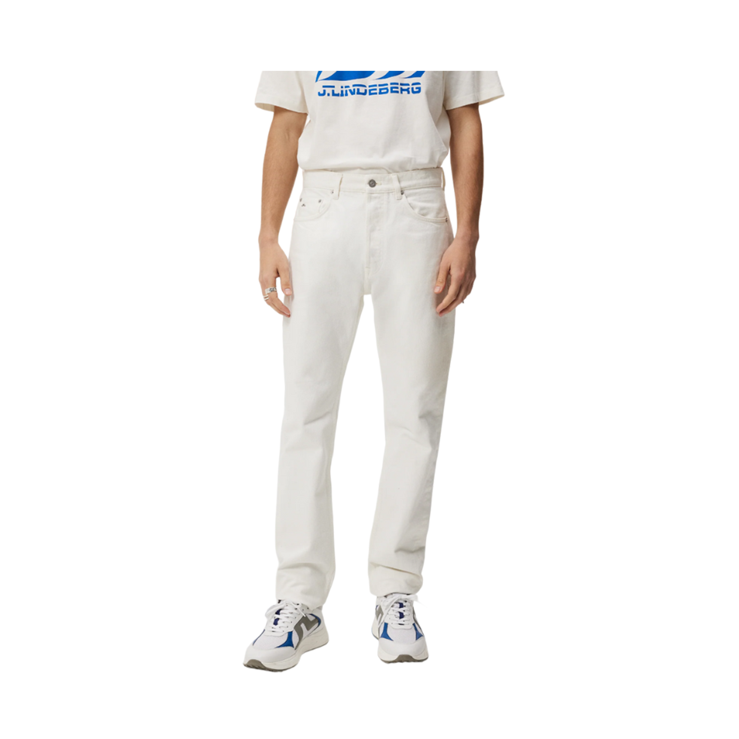 Cody Solid Regular Jeans - White