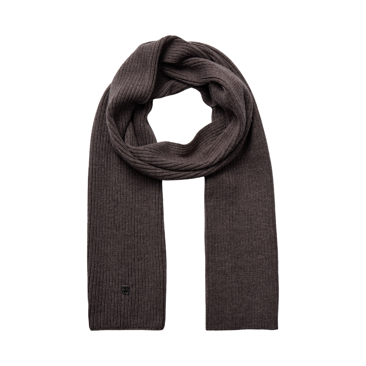 MMTova Wool Rib Scarf - Subterranean