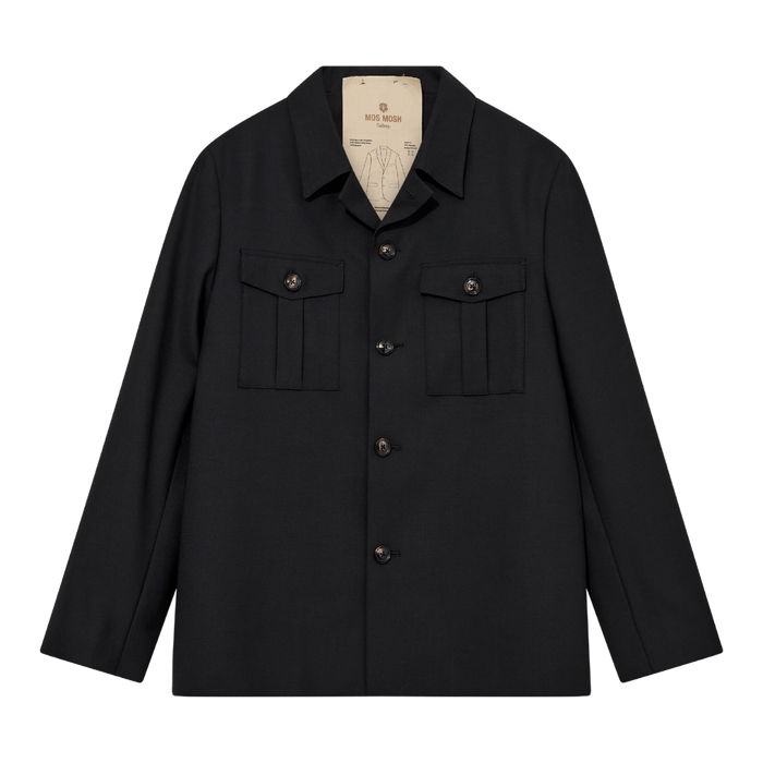 MMGJacob Dynamic Luxe Overshirt - Black
