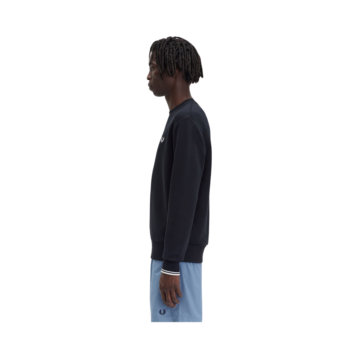 Crew Neck Sweatshirt - Black