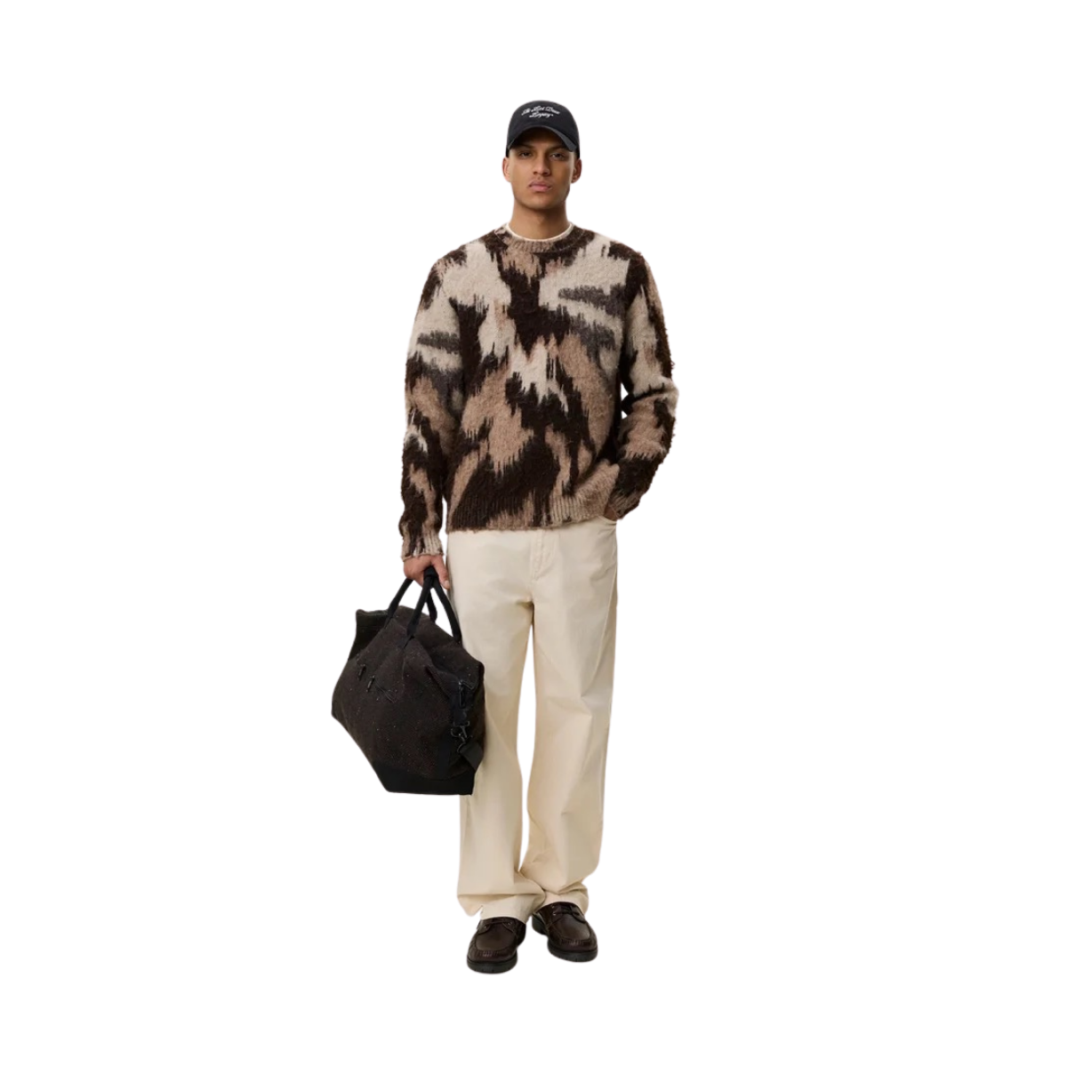 Forrest Crewneck Knit - Shopping Bag Brown