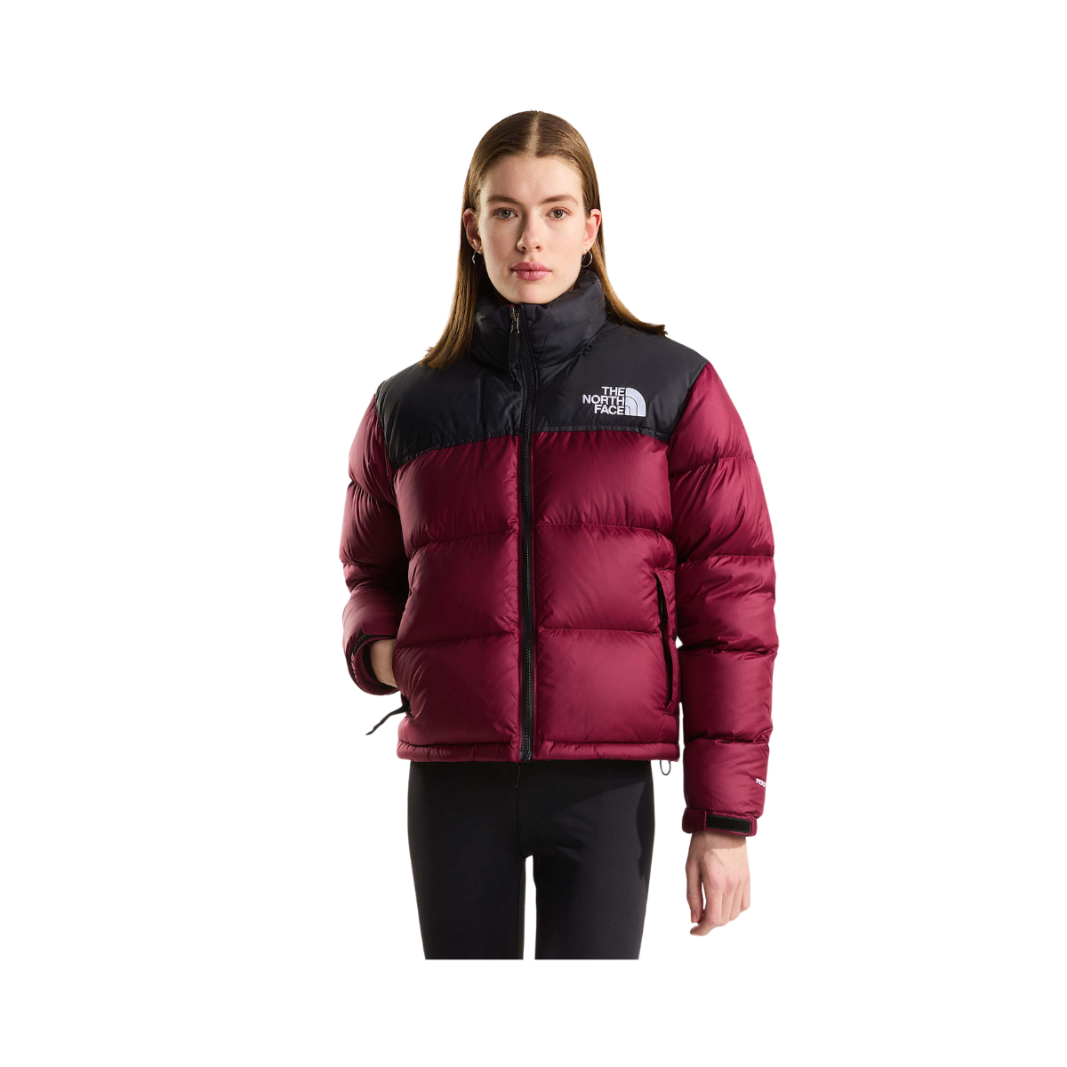 W Retro Nuptse Jacket - Burgundy Crush