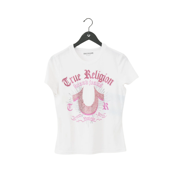 Crystal Hs Crew Neck Tee - Optic White