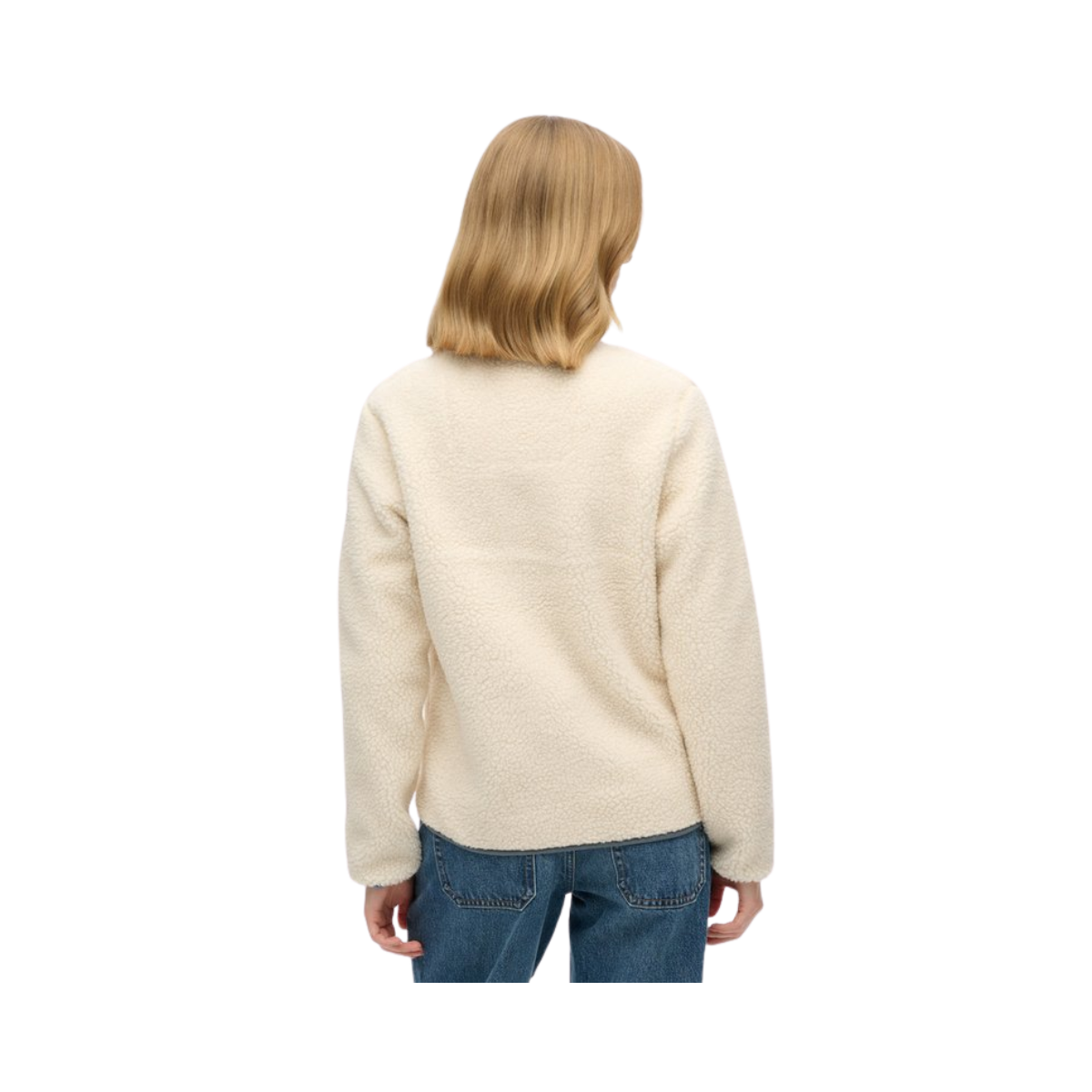 Outdoor Full Zip Fleece - 39E Ecru