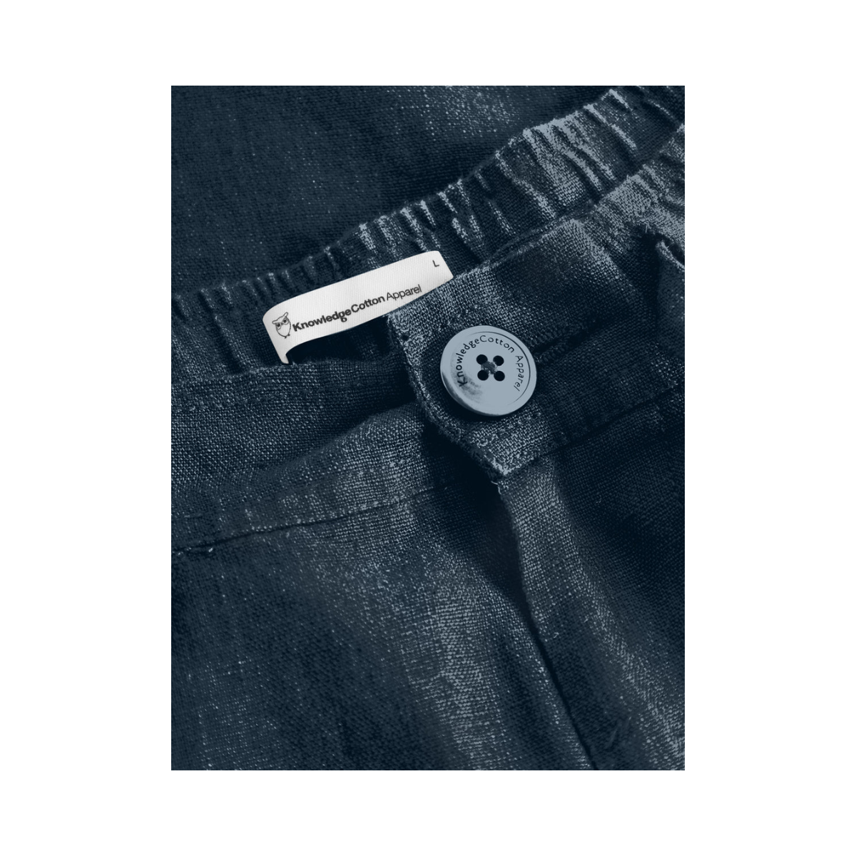 Loose Linen shorts - Total Eclipse
