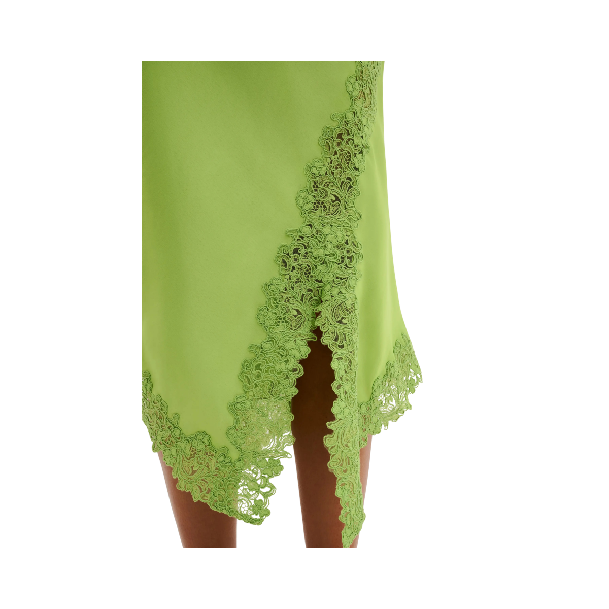 Heylin Lace Midi Skirt - Lime