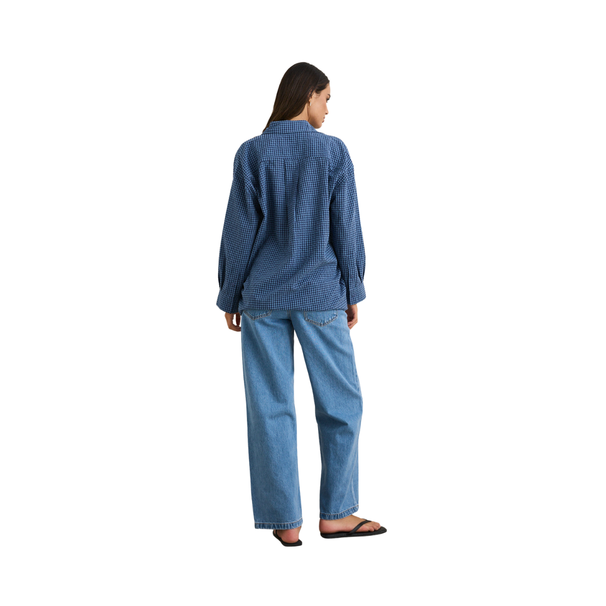 Louise Wide Leg Pant - Indigo