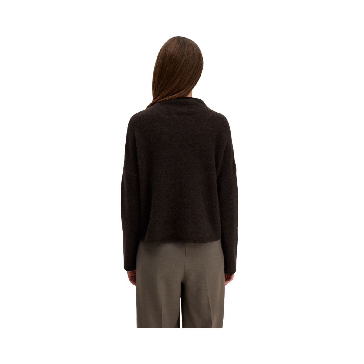 Mika Yak Funnelneck Sweater - Golden Brown