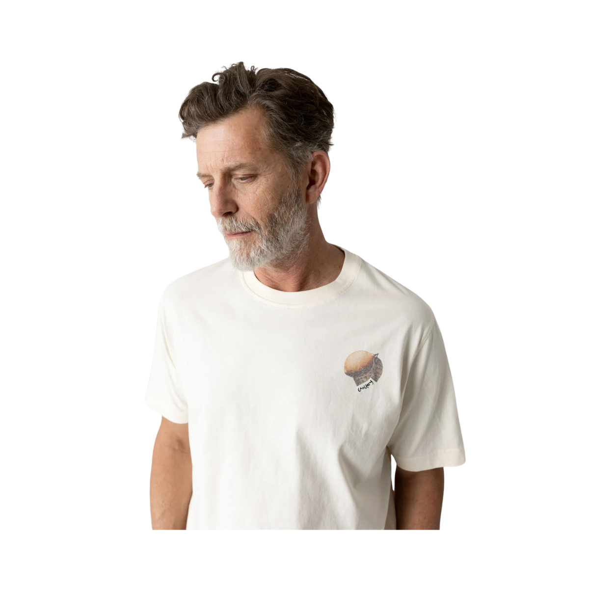 MMGAmalfi O-SS Tee - Ecru