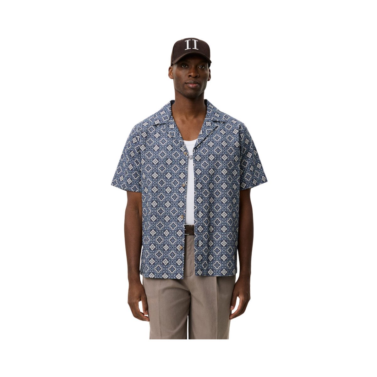 Lukas Arabesque SS Shirt - 435 Blue Fog