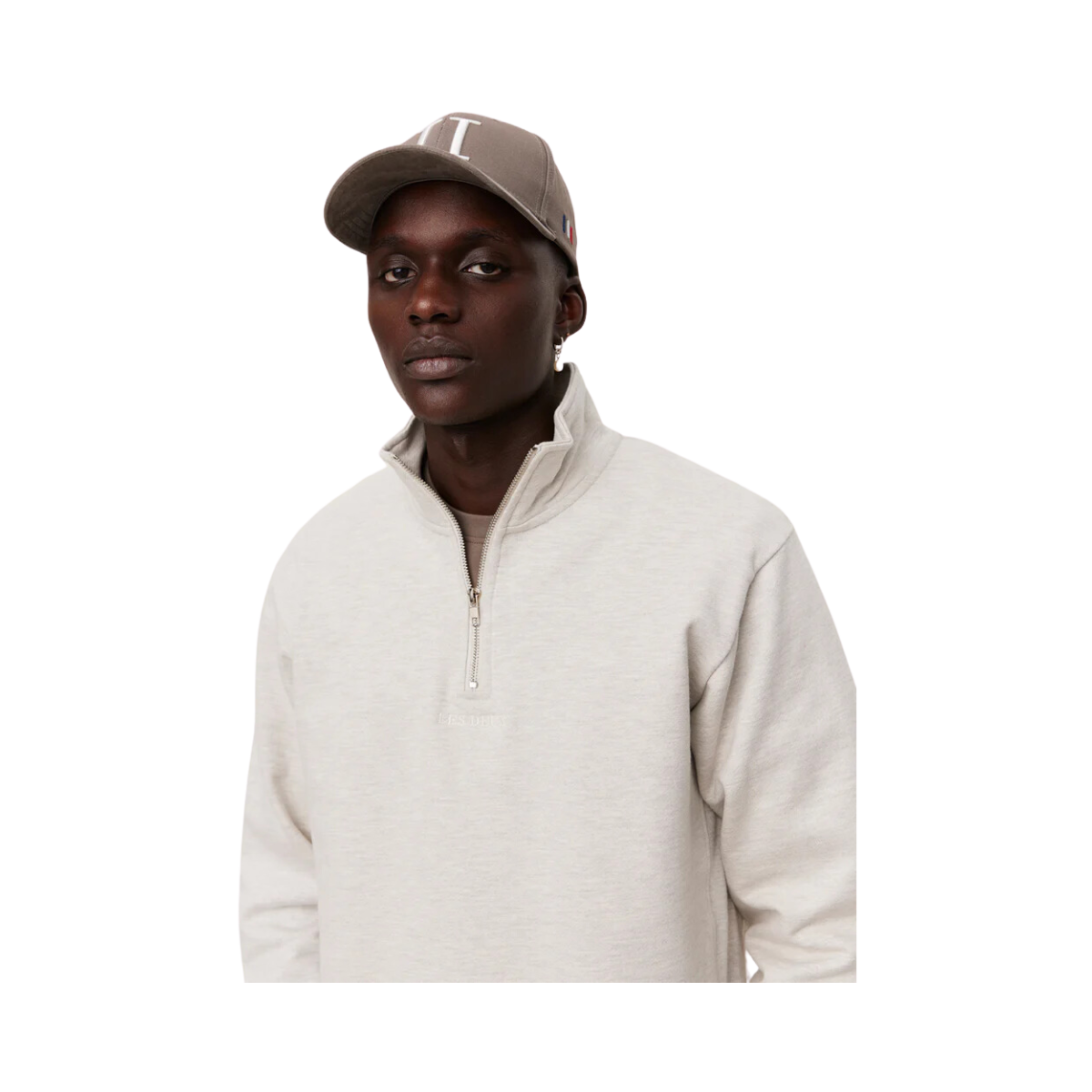 Dexter Half-Zip Sweatshirt - Beige