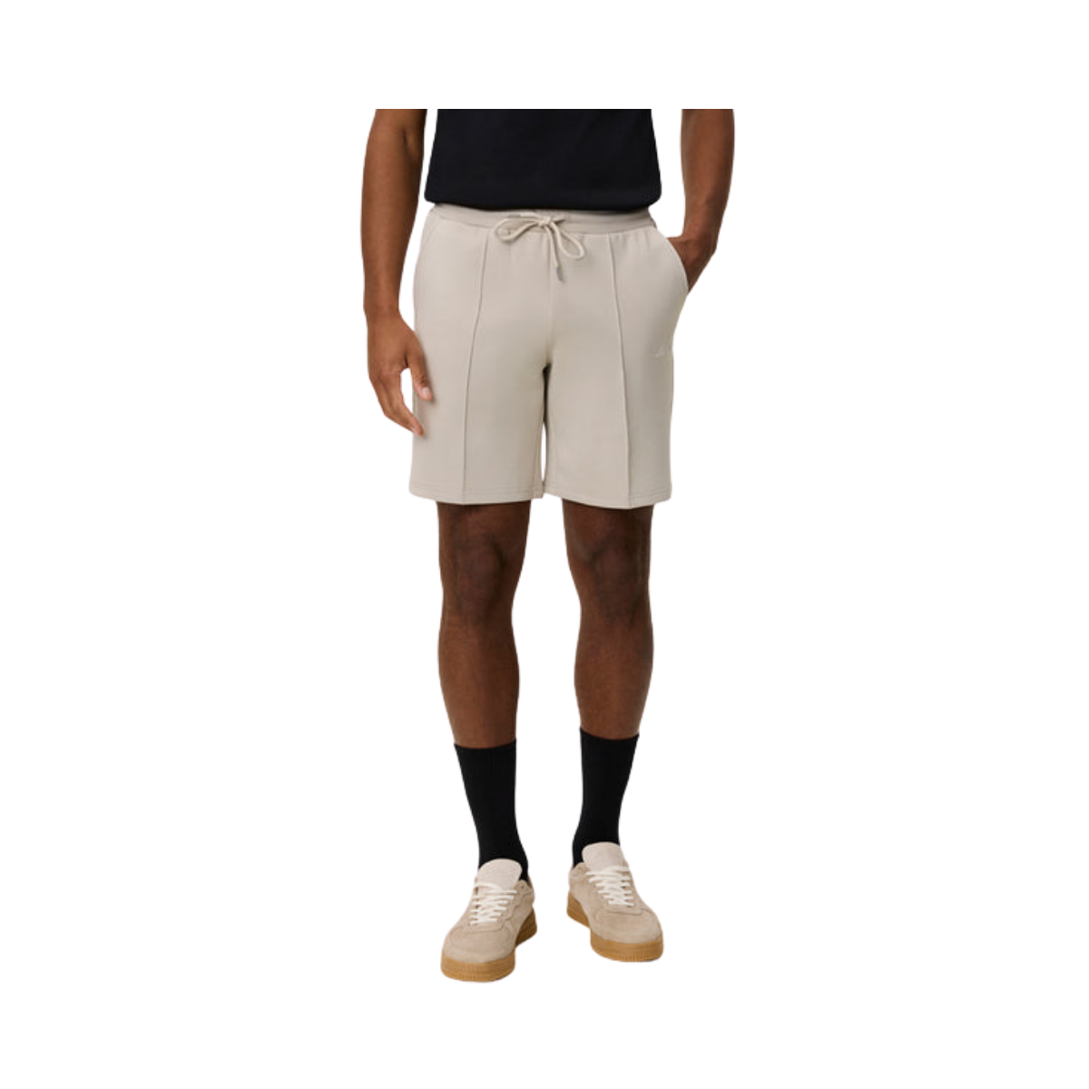 Ballier Crew Track Shorts - Light Sand