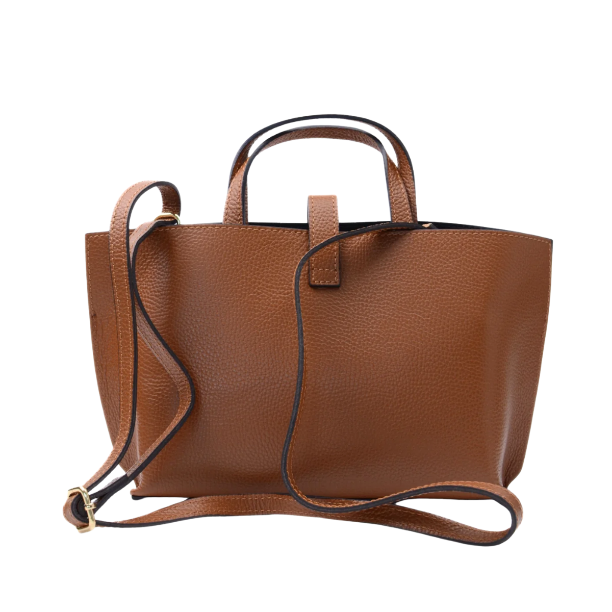 Aversa Leather Bag - Camel