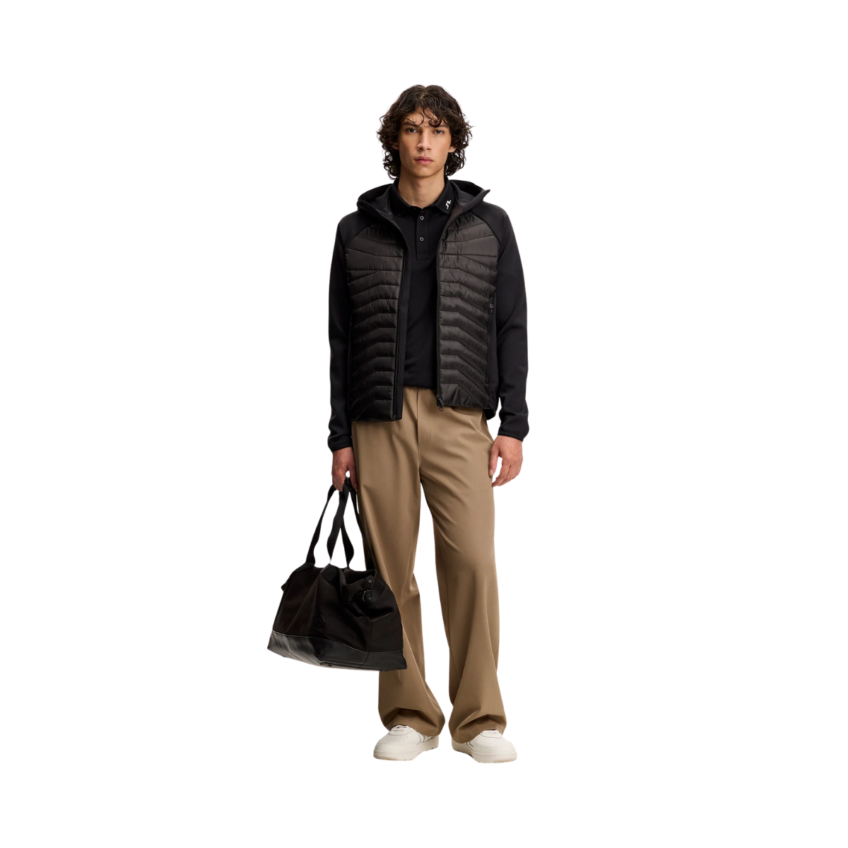 Heyden Quilt Hybrid Hood - Black