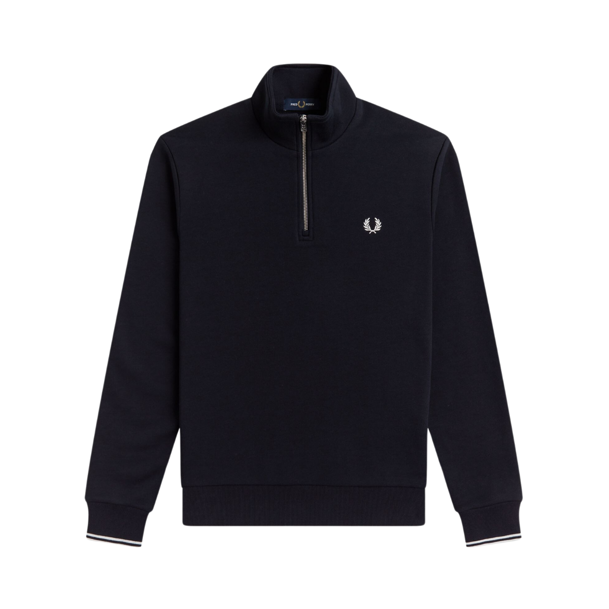 HALF ZIP SWEATSHIRT - Navy