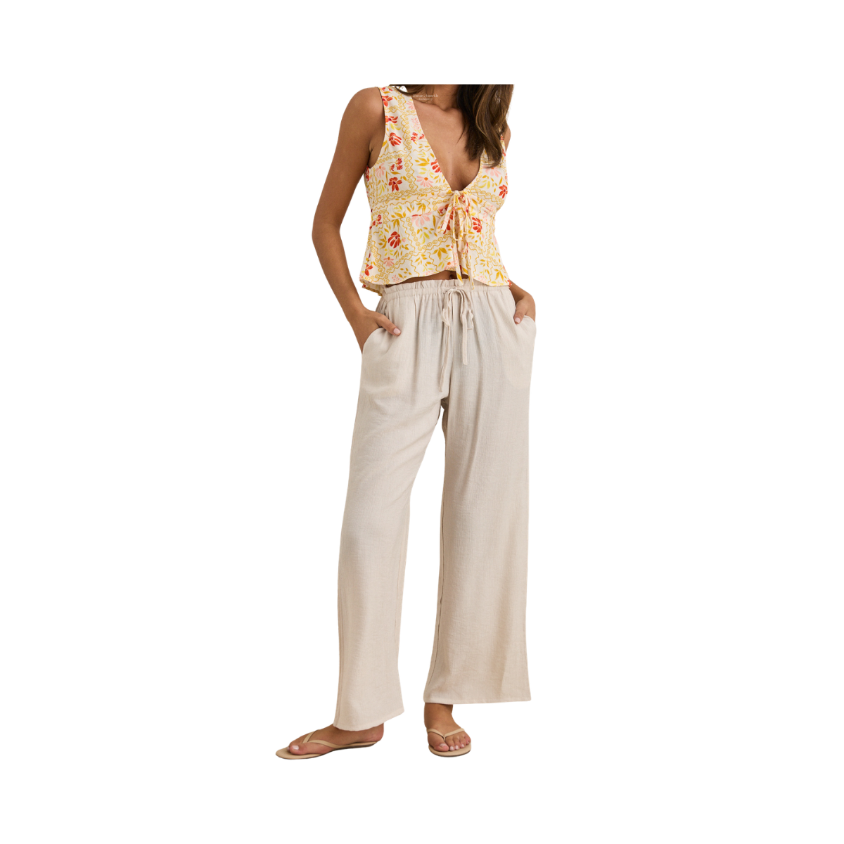 Airlie Beach Pant - Ivory