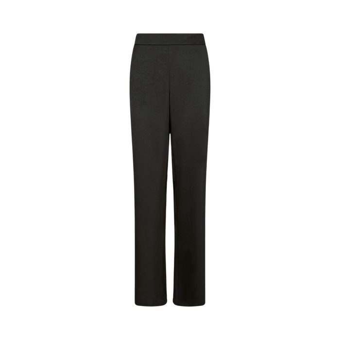 Debra Heavy Sateen Pants - Black