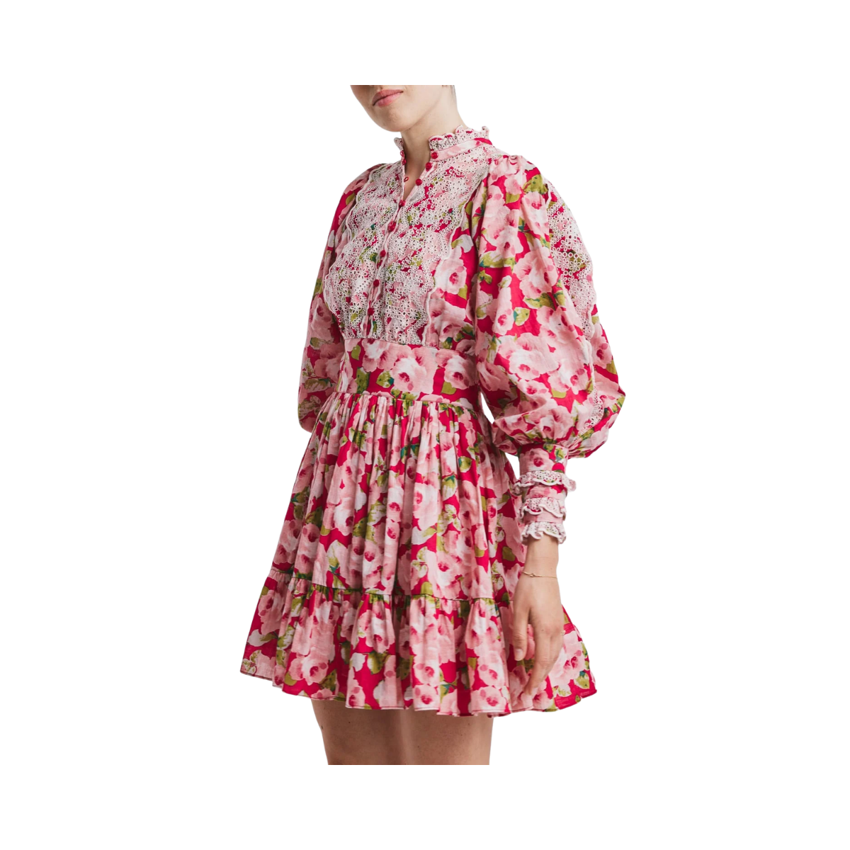 Cotton Slub Mini Dress - Romace