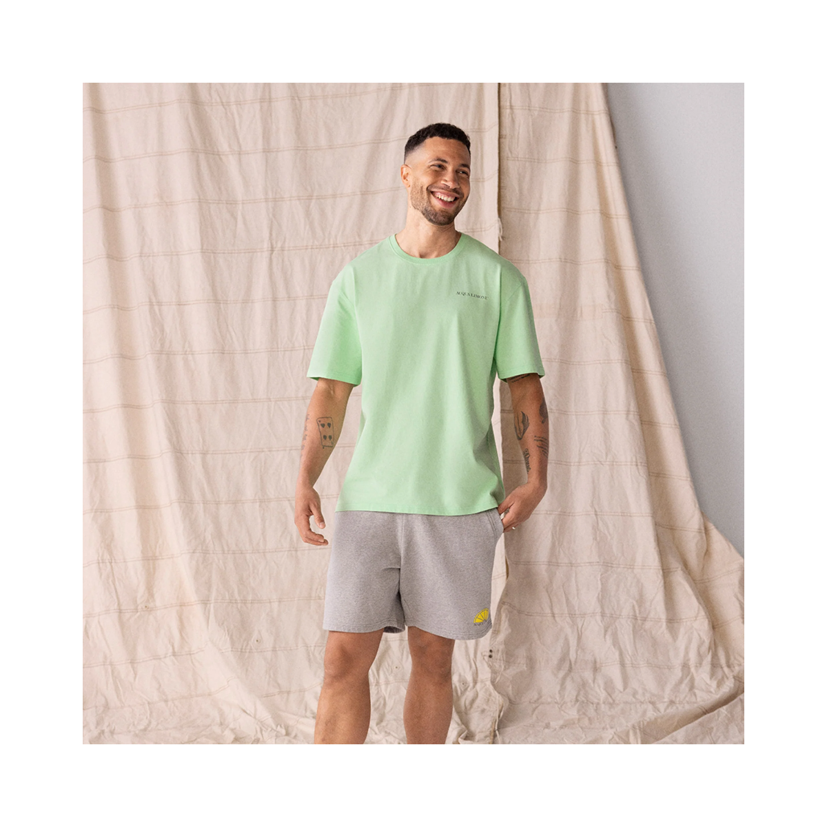 Heavy Tee Micro Logo - Summer Green