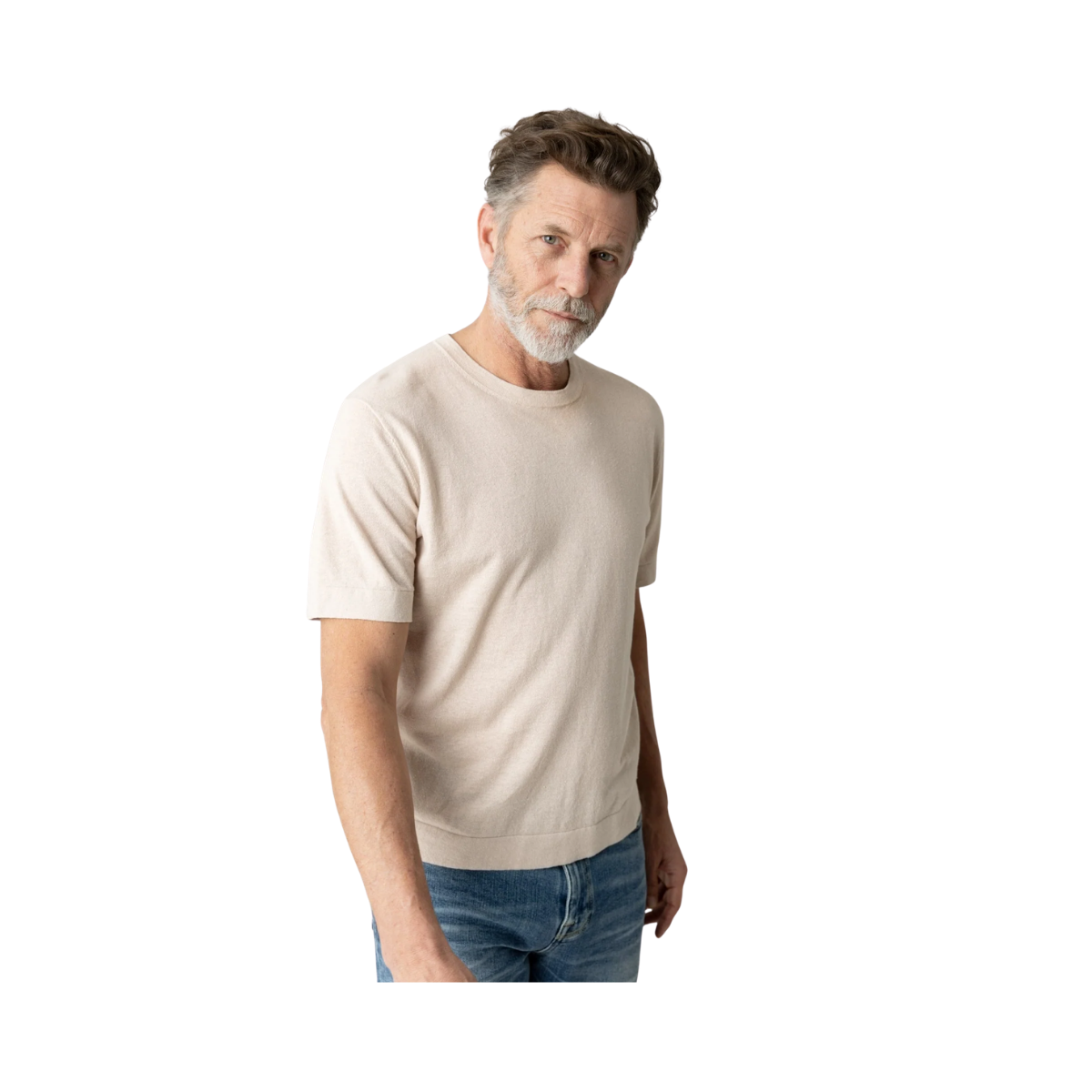 MMGCrowe Knit Tee - Chateau Gray