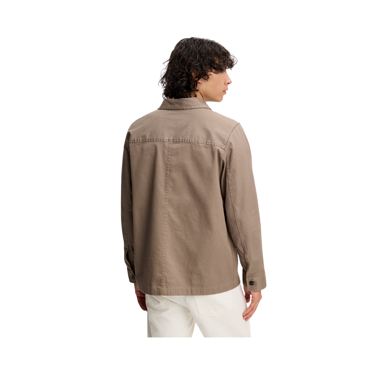 Easton Cotton Overshirt - Brindle