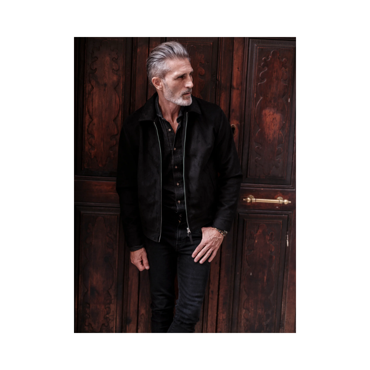 Elijah Vegan suede - Black