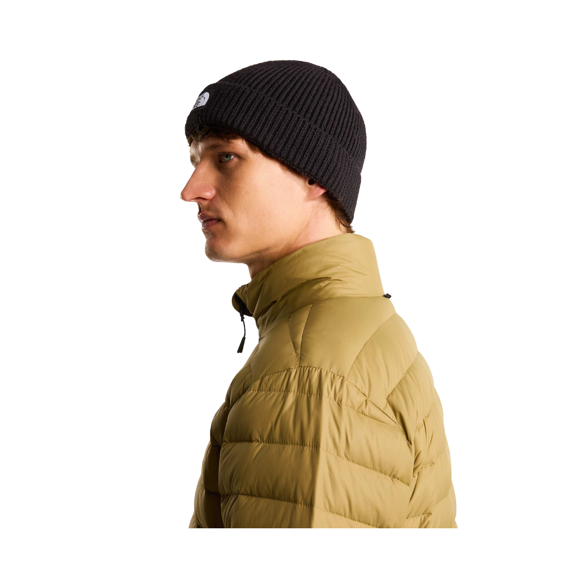 Logo Box Cuffed Beanie - Black
