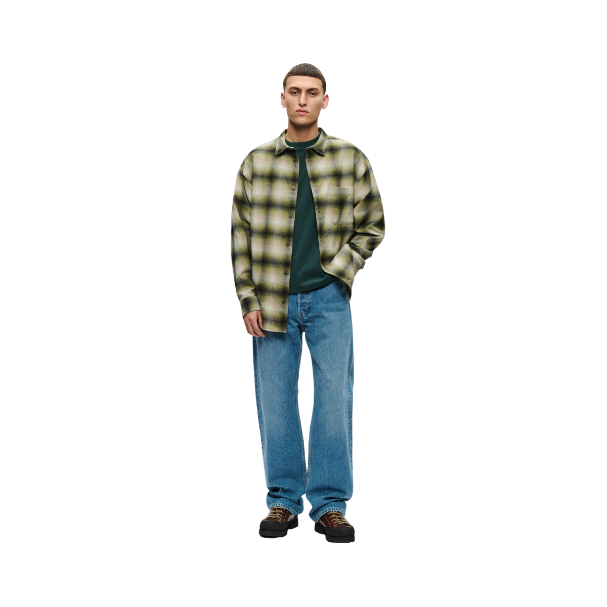 WWCarter Shirt - Deep Lichen Check