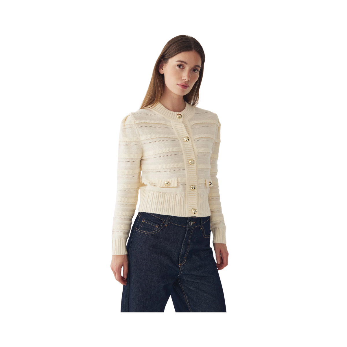 Maddison Knit Cardigan - Ivory