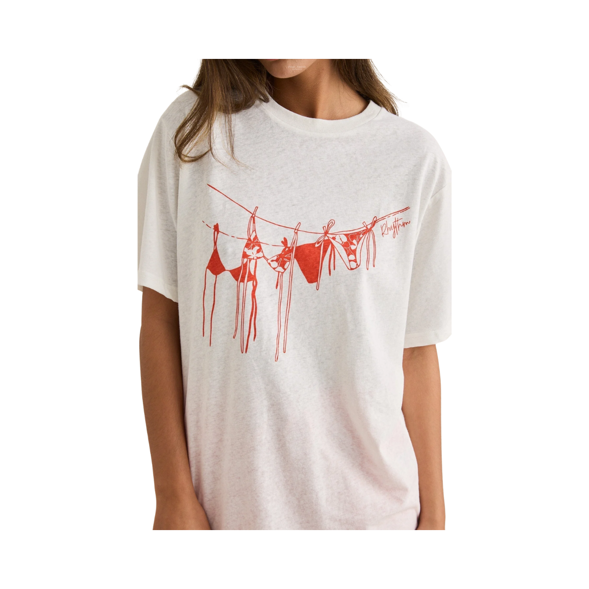 Melia Oversized T-Shirt - red