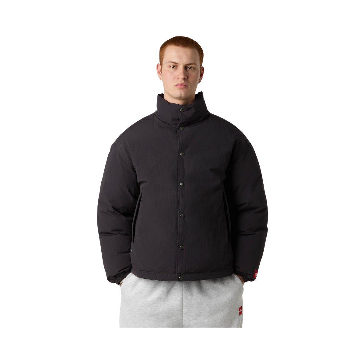 M Red Box Down Jacket - Obsidian