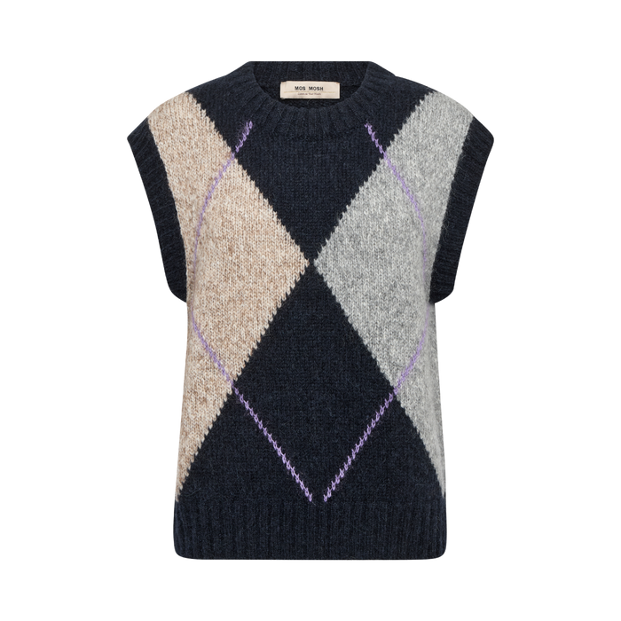 MMJennine Knit Vest - Salute Navy