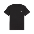 RINGER T-SHIRT - Black