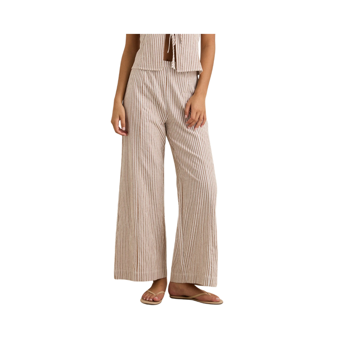 Louise Wide Leg Pant - Tan